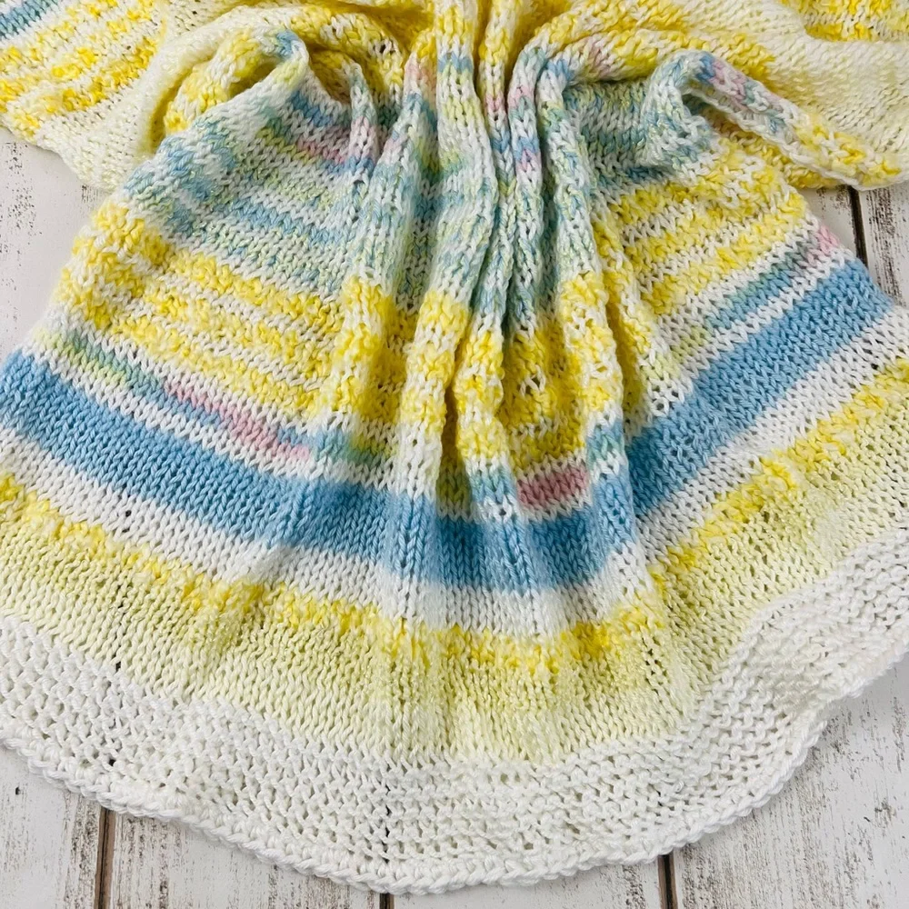 Handmade Baby Unisex Blanket Throw Afghan